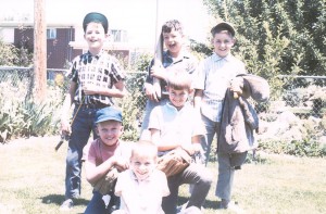 The gang (Left to Right) Rick Samuelson, Marc Mikkelsopn, Brent Stephens, Kelly McCann (Back), Brad Hardman (Front) and Larry Samuelson